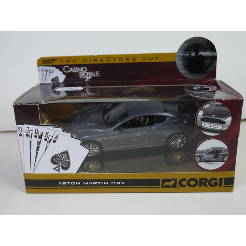 1122 - Seven boxed Corgi diecast James Bond vehicles to include four x Aston Martin D.B.5 ( 2 x 04206, CC03... 