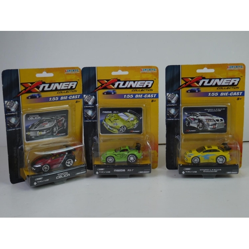 1125 - 33 boxed diecast models to include 20 x Kentoys XTuners, Kinsmart 1999 Lincold Town Car Stretch Limo... 