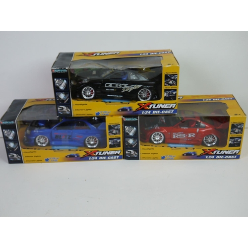 1125 - 33 boxed diecast models to include 20 x Kentoys XTuners, Kinsmart 1999 Lincold Town Car Stretch Limo... 