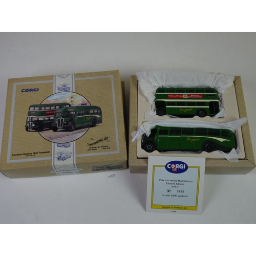 1129 - 14 Boxed Corgi Classic diecast models to include  8 x  Classic Vehicles (98141, 96873, 96759, 96855,... 