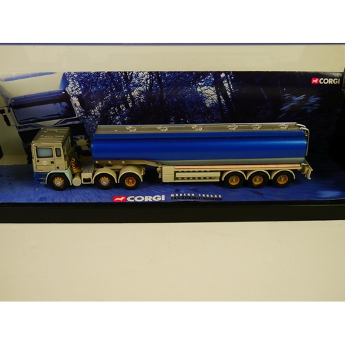 1141 - Three x boxed Corgi 1:50 scale Modern Trucks (75101, 7520 & 75204). All appearing in good condition.