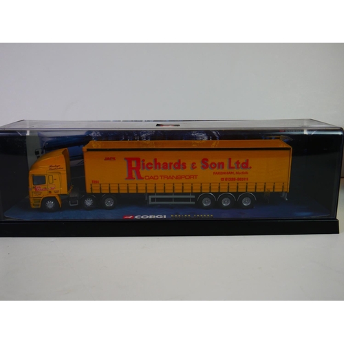 1141 - Three x boxed Corgi 1:50 scale Modern Trucks (75101, 7520 & 75204). All appearing in good condition.