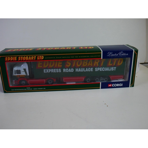 1142 - Four boxed 1:50 scale ltd edn Corgi diecast models to include 75702 Eddie Stobart Man Refrigerated B... 