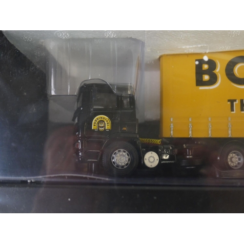 1143 - Boxed 1:50 scale Corgi Modern Trucks diecast model 75202 ERF Curtainside Boddingtons. Comes with cer... 