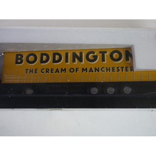 1143 - Boxed 1:50 scale Corgi Modern Trucks diecast model 75202 ERF Curtainside Boddingtons. Comes with cer... 