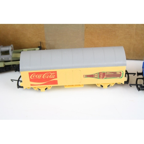 115 - 50 OO gauge items of rolling stock to include Wrenn, Triang, Grafar, Lima, Hornby, featuring trucks,... 