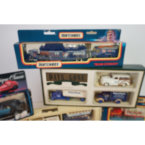 1174 - Group of diecast models, boxed and loose, to include Matchbox, Corgi, Lledo, Burago etc