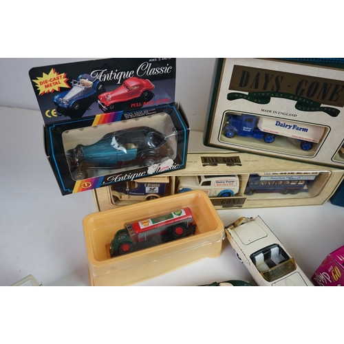 1174 - Group of diecast models, boxed and loose, to include Matchbox, Corgi, Lledo, Burago etc