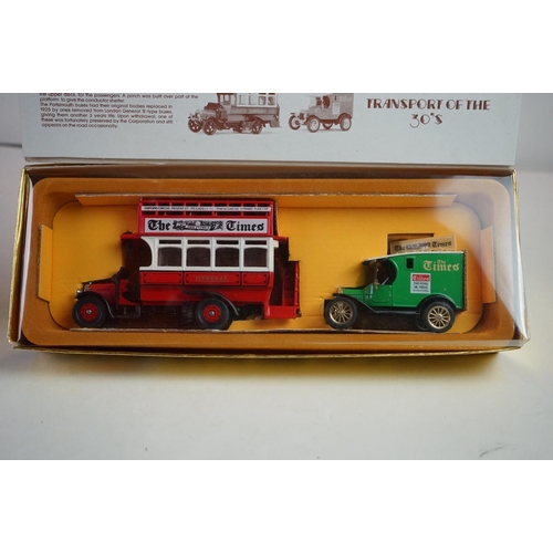 1176 - Collection of boxed diecast model sets, to include ltd edition Corgi York Fair 225 Years, 100 Years ... 