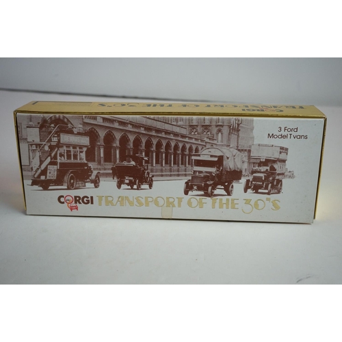 1176 - Collection of boxed diecast model sets, to include ltd edition Corgi York Fair 225 Years, 100 Years ... 