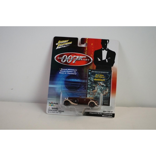 1178 - Set of twelve Johnny Lightning James Bond 40th Anniversary Collection diecast models, Release 1, all... 