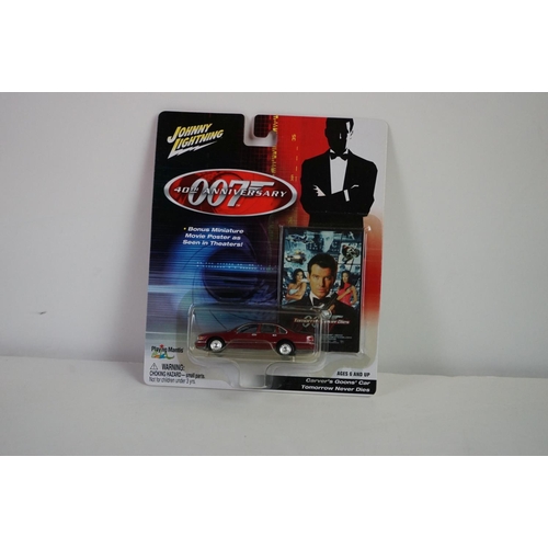 1178 - Set of twelve Johnny Lightning James Bond 40th Anniversary Collection diecast models, Release 1, all... 