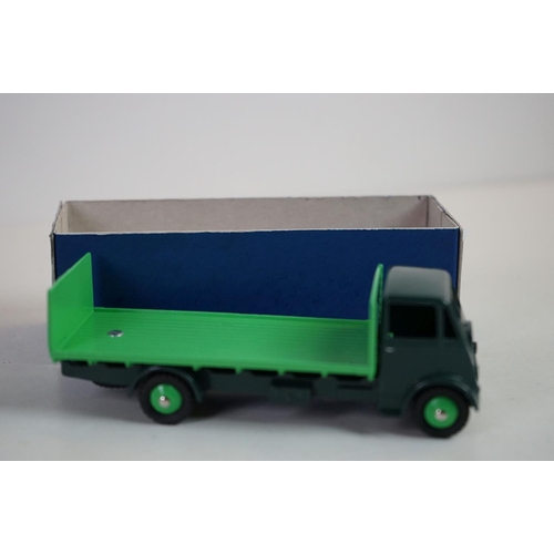 1188 - Dinky 513 Guy Flat Truck with Tailboard in two tone green in reproduction box plus a contemporary Di... 