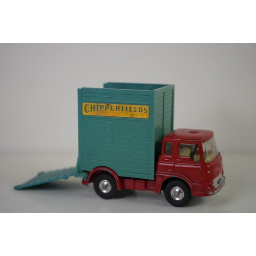 1188 - Dinky 513 Guy Flat Truck with Tailboard in two tone green in reproduction box plus a contemporary Di... 