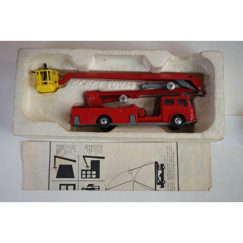 1190 - Two boxed Corgi diecast models to include 1127 Simon Snorkel Fire Engine (some paint loss and tatty ... 