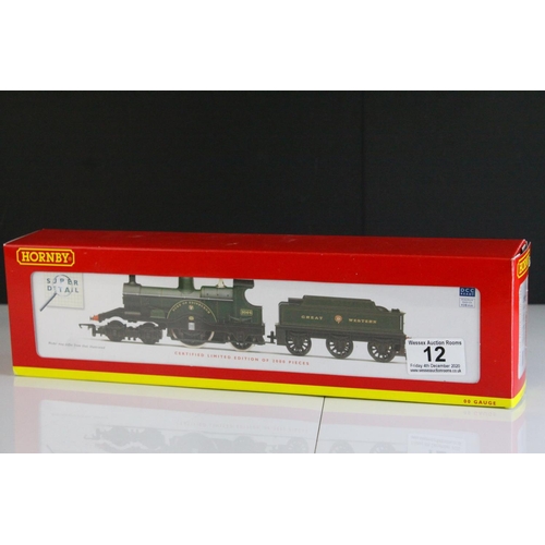 12 - Boxed ltd edn Hornby OO gauge DCC Ready Super Detail GWR Dean Single 4-2-2 Duke of Edinburgh 3064 lo... 