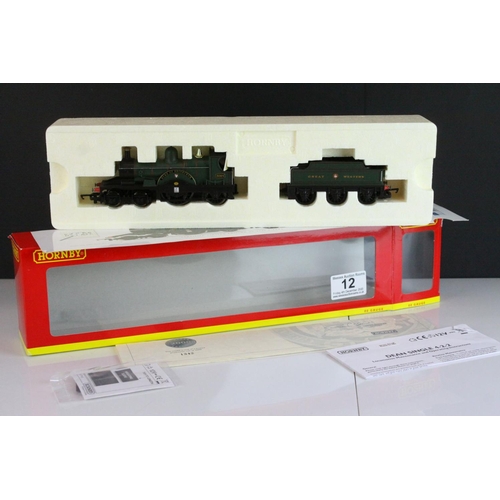 12 - Boxed ltd edn Hornby OO gauge DCC Ready Super Detail GWR Dean Single 4-2-2 Duke of Edinburgh 3064 lo... 