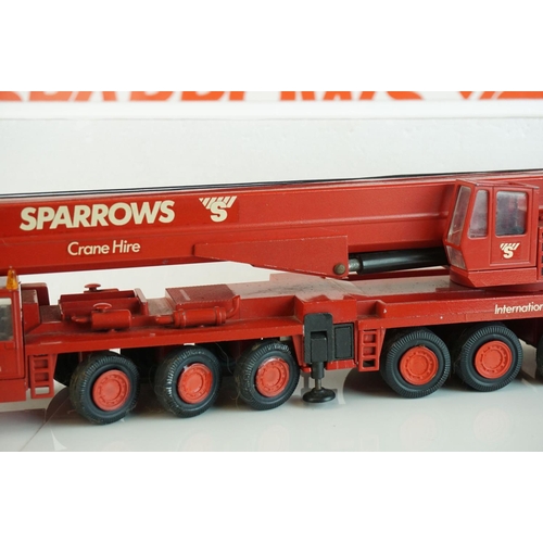 1226 - Boxed 1/50 Conrad 2077 250 GMT Telescopic Crane, some paint loss mainly to edges/corners but gd over... 