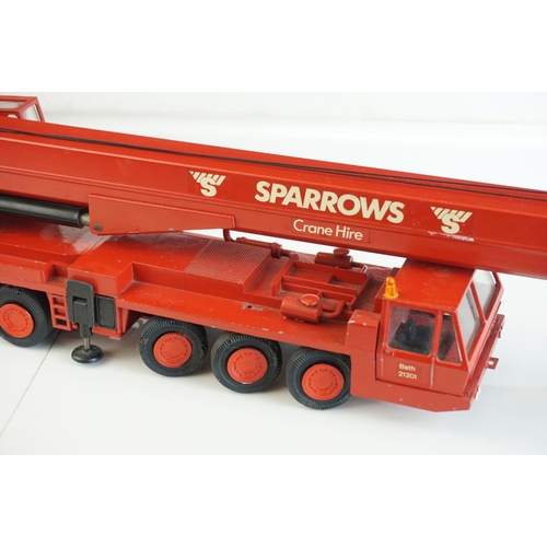 1226 - Boxed 1/50 Conrad 2077 250 GMT Telescopic Crane, some paint loss mainly to edges/corners but gd over... 