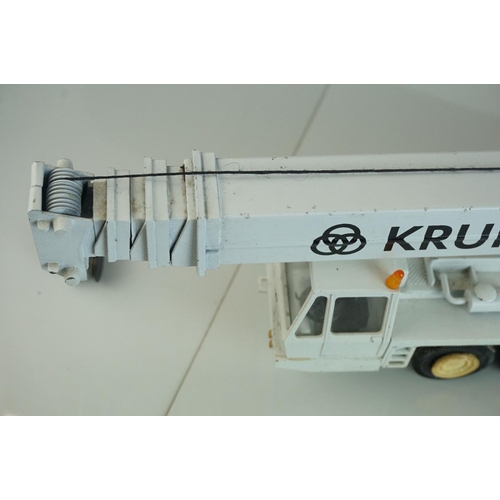 1227 - Tow boxed 1/50 Conrad 2077 Krupp 250 GMT Telescopic Crane diecast models, one Sparrows/Krupp and one... 