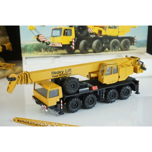 1230 - Three boxed 1/50 Conrad Liebherr diecast construction models to include 2079 LTM 1060, 3076 LTM  103... 