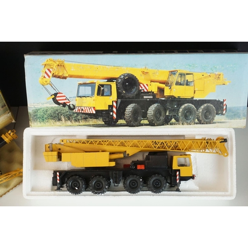 1230 - Three boxed 1/50 Conrad Liebherr diecast construction models to include 2079 LTM 1060, 3076 LTM  103... 