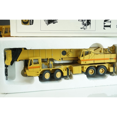 1234 - Four boxed NZG 1/50 NZG Grove diecast construction models to include 380 TM 9120, 149 RT755, 178 RT ... 