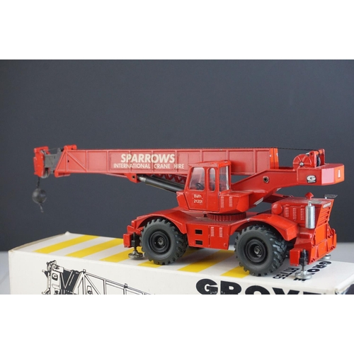 1234 - Four boxed NZG 1/50 NZG Grove diecast construction models to include 380 TM 9120, 149 RT755, 178 RT ... 