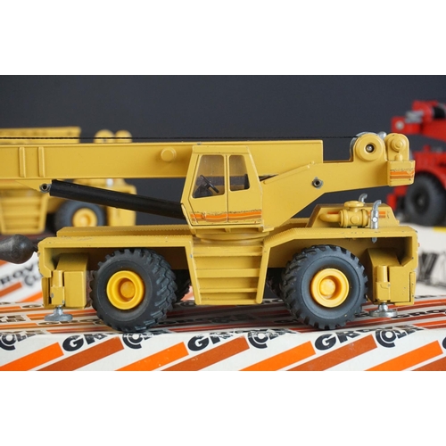 1234 - Four boxed NZG 1/50 NZG Grove diecast construction models to include 380 TM 9120, 149 RT755, 178 RT ... 