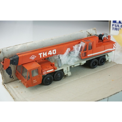 1235 - Two boxed 1/50 diecast construction models to include Kato NK800 Fully Hydraulic Truck Crane and NZG... 