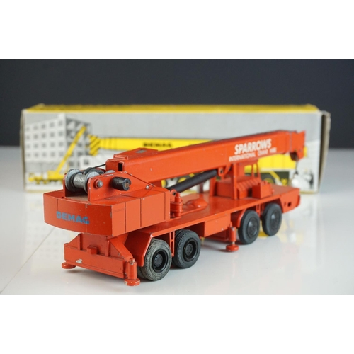 1236 - Four boxed  NZG1/50 diecast construction models to include Demag HC170 Sparrows, Demag HC130, Demag ... 