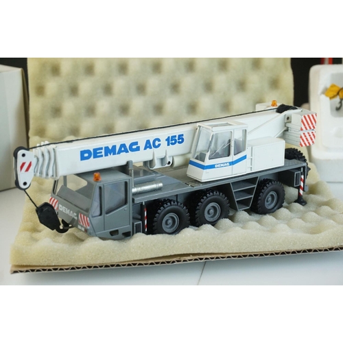 1237 - Two boxed Conrad 1/50 diecast construction models to include ltd edn 3074 Spengler AMK 46-21 and Dem... 