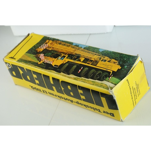 1238 - Four boxed Conrad 1/50 Liebherr diecast construction models to include 2831 Liebherr HS881, 2082 LTM... 