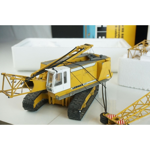 1238 - Four boxed Conrad 1/50 Liebherr diecast construction models to include 2831 Liebherr HS881, 2082 LTM... 