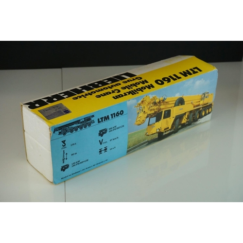 1238 - Four boxed Conrad 1/50 Liebherr diecast construction models to include 2831 Liebherr HS881, 2082 LTM... 