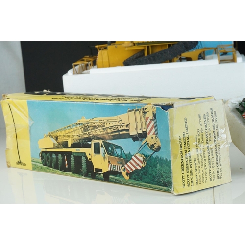 1238 - Four boxed Conrad 1/50 Liebherr diecast construction models to include 2831 Liebherr HS881, 2082 LTM... 