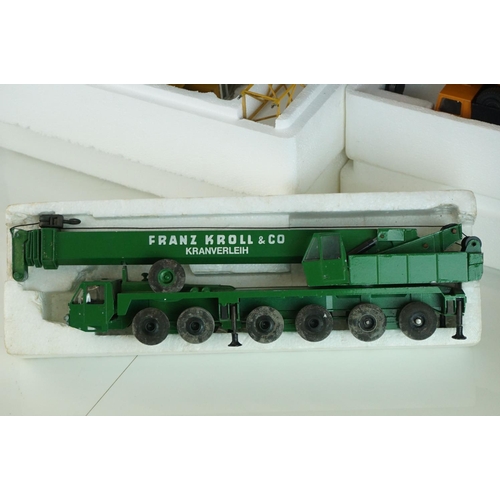 1238 - Four boxed Conrad 1/50 Liebherr diecast construction models to include 2831 Liebherr HS881, 2082 LTM... 