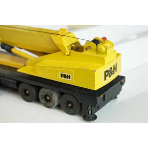 1239 - Three boxed 1/50 diecast construction models to include NZG 318 HSP8060 Hydraulic Crane Link Belt, G... 