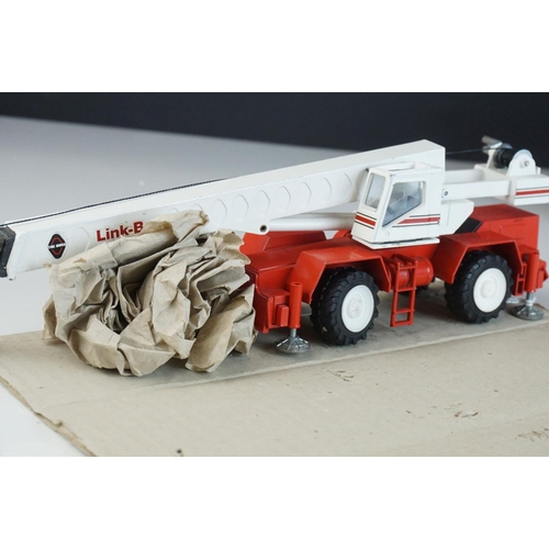 1239 - Three boxed 1/50 diecast construction models to include NZG 318 HSP8060 Hydraulic Crane Link Belt, G... 