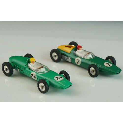 1281 - 11 Original Dinky diecast model all racing cars 23K Talbot Lago, 230 HWM, 2 x 23H Ferrari, 2 x 239 V... 