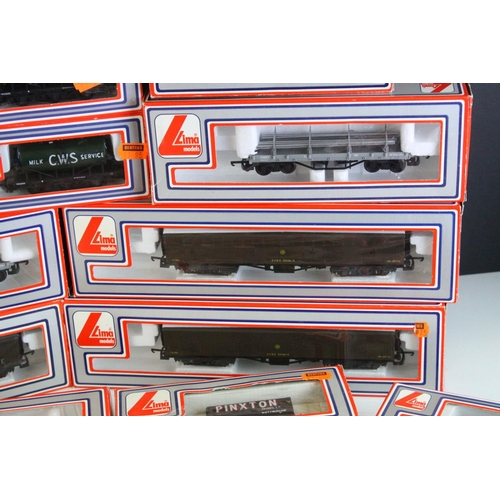 19 - 21 Boxed Lima OO gauge items of rolling stock to include wagons, trucks and coaches