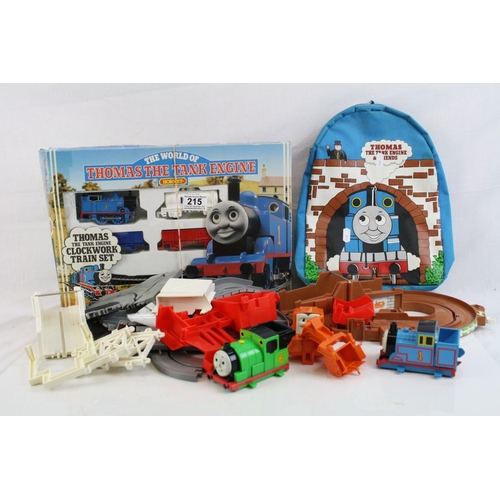 215 - Boxed Hornby Thomas the Tank Engine R183 Clockwork Train Set with Thomas locomotive and rolling stoc... 