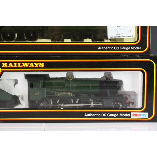 22 - Two boxed Palitoy Mainline OO gauge locomotives to include 54156 2301 Class Dean Goods 0-60 GWR gree... 