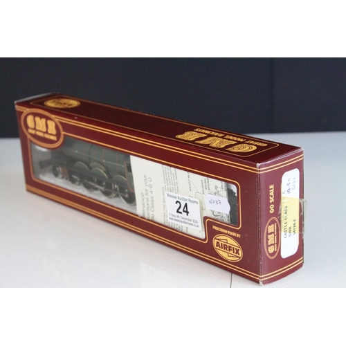 24 - Boxed Airfix GMR OO gauge Caerphilly Castle 4-6-0 locomotive