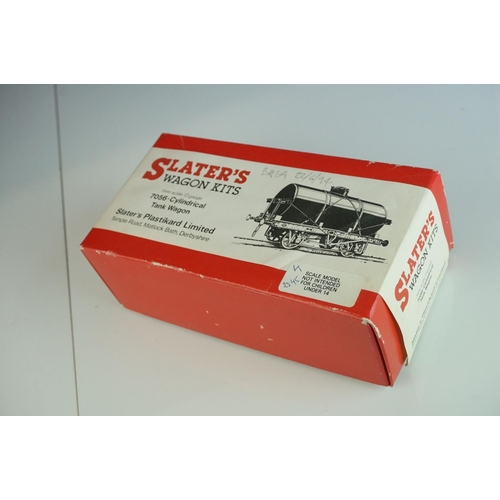 247 - Eight boxed O gauge Slaters Wagon & Coach kits to include 2 x Coach Kits (7C08 Dean Non Corridor All... 