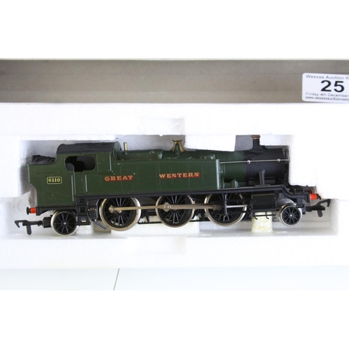 25 - Four boxed OO gauge locomotives to include 2 x Lima (205111MWG GWR 2-6-2 & 205117MWG GWR 0-6-0) and ... 