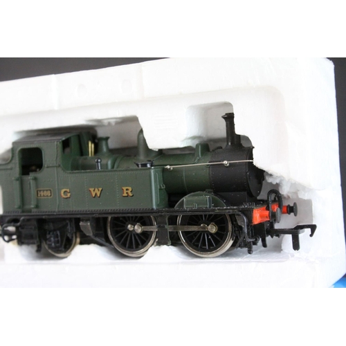 25 - Four boxed OO gauge locomotives to include 2 x Lima (205111MWG GWR 2-6-2 & 205117MWG GWR 0-6-0) and ... 