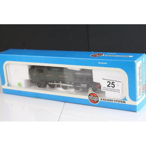 25 - Four boxed OO gauge locomotives to include 2 x Lima (205111MWG GWR 2-6-2 & 205117MWG GWR 0-6-0) and ... 