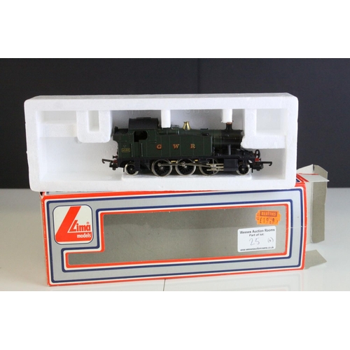 25 - Four boxed OO gauge locomotives to include 2 x Lima (205111MWG GWR 2-6-2 & 205117MWG GWR 0-6-0) and ... 