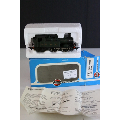 25 - Four boxed OO gauge locomotives to include 2 x Lima (205111MWG GWR 2-6-2 & 205117MWG GWR 0-6-0) and ... 